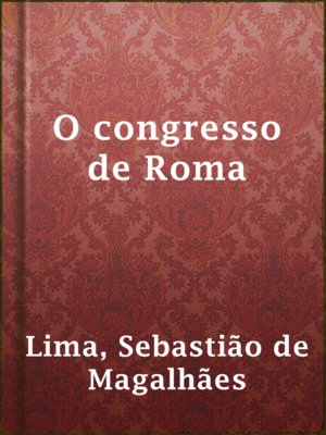 cover image of O congresso de Roma